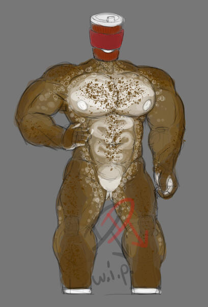 Object head - Coffee man - E.G price - $30aud