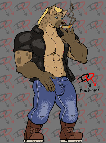 Commission - Hyena man - E.G total price - $75aud