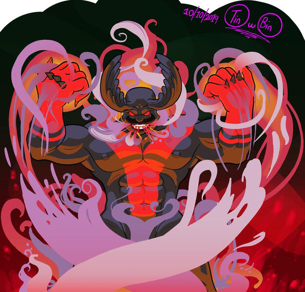 Strange Flesh fanart - the Bartender - E.G total price - $130aud