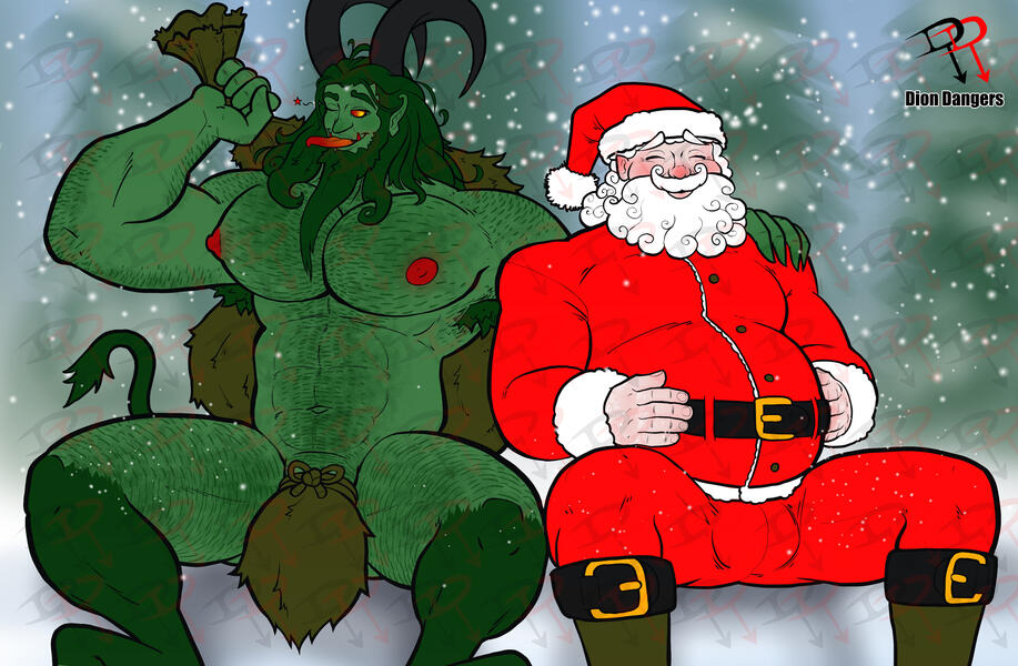 Santa & Krampus - E.G total price - $160aud